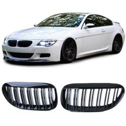 GRILL NERKI BMW E63 04-10 M- STYLE GLOSSY BLACK