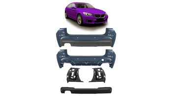Tylny zderzak sport PDC zestaw z dyfuzorem BMW 5 F07 przed liftem 2009-2013