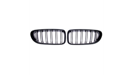 Grill sportowy podwójne żeberka Matt Black BMW 6 F13 F12 F06 2011-2018