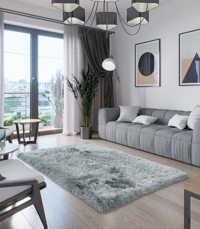 DYWAN FLORO 100 X 150 CM SHAGGY DŁUGI MIĘKKI WŁOS DO SALONU I SYPIALNI