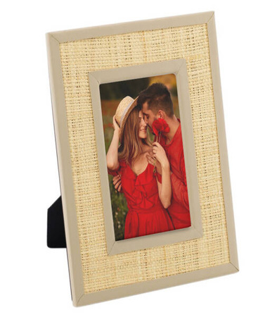 RAMKA NA ZDJĘCIE 19 X 24 FOTOGRAFIĘ OZDOBA PLECIONA BOHO REGULOWANA DO POKOJU