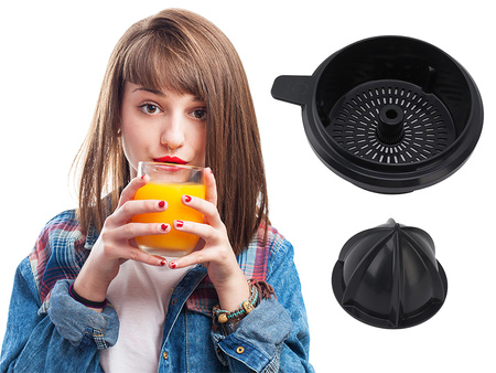 WYCISKARKA DO SOKÓW SOKOWIRÓWKA PRZYSTAWKA DO ROBOTA KUCHENNEGO THERMOMIX CZARNA CZĘŚĆ ZAMIENNA