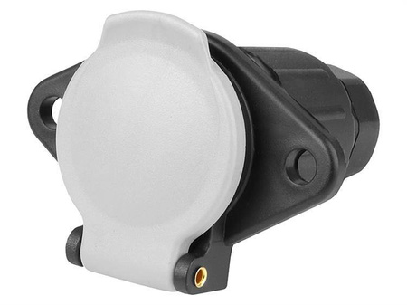 Gniazdo przyczepy 7 PIN, 24V, typ S, plastikowe