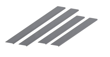 Progi One Line Mercedes E-Klasa W124 Sedan 4 1986-1996 - Satin Black&White