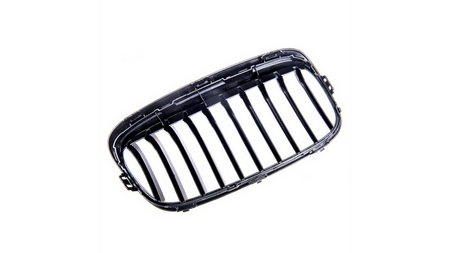 Grill sportowy pojedyncze żeberka Gloss Black BMW 2 F45 przed liftem 2014-2018