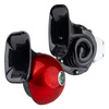 Klakson sygnał dźwiękowy komplet 2 szt. czerwone 125 mm 12V AMIO-04075