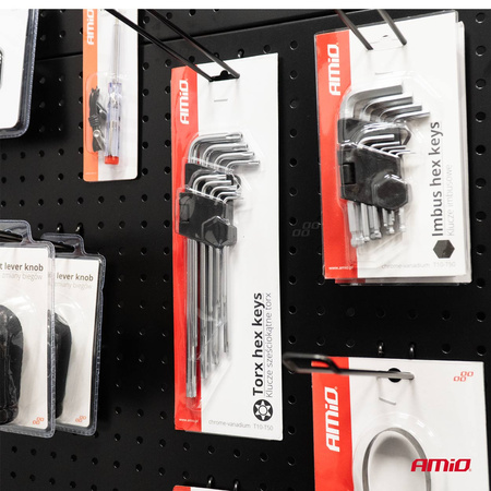 Klucze TORX długie 230 mm 9 szt. TKL AMIO-01039