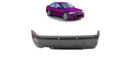 Tylny zderzak sport PDC zestaw z dyfuzorem BMW 3 E46 1998-2005
