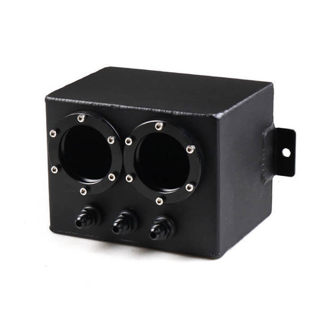 Zbiornik paliwa dodatkowy na 2 pompy (w zestawie) Black