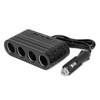 Rozdzielacz gniazda zapalniczki z ładowarką 2x USB-A 1x USB-C 12V 24V 120W 80cm AMIO-04367