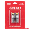 Żarówki LED FULL CANBUS PRO T10 W5W 4x3030 SMD białe 12V 24V AMIO-03580