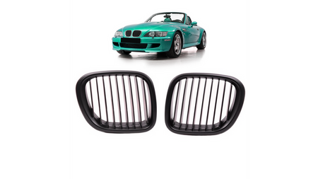 Grill sportowy pojedyncze żeberka Matt Black BMW Z3 E36 1996-2002
