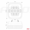 Lampa tylna zespolona LED RCL-05-LR lewa prawa AMIO-02370