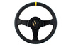 Kierownica SLIDE 350mm offset:80mm Carbon Yellow Strip