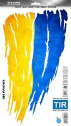 Naklejka na auto - Flaga Ukrainy