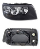 Lampy przednie reflektory VW T5 03-09 CLEAR BLACK