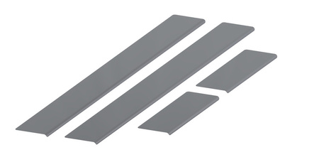 Progi Long Line Mercedes E-Klasa W212 Kombi 5 2009-2012 - Satin Black&White