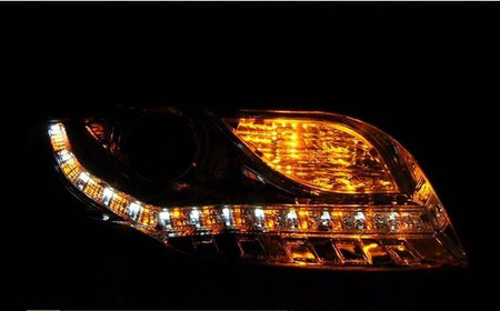 Lampy reflektory Audi A4 B7 04-08 chrome led