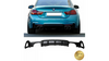 Tylny dyfuzor Matt Black BMW 4 F32 F33 F36 2013-obecnie