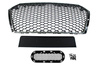 GRILL AUDI A4 B9 RS-STYLE SATIN BLACK (2016+) PDC