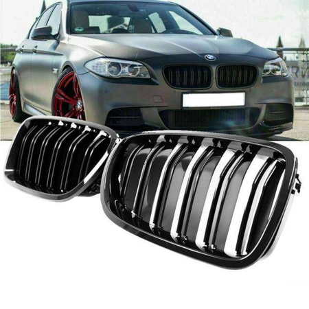 GRILL NERKI BMW F10 F11 10- M5 LOOK BLACK CARBON