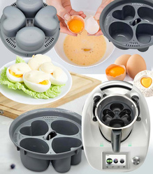 JAJOWAR DO GOTOWANIA WKŁADKA PAROWNIK JAJEK 4 OTWORY CZĘŚĆ ZAMIENNA DO THERMOMIXA ROBOTA KUCHENNEGO