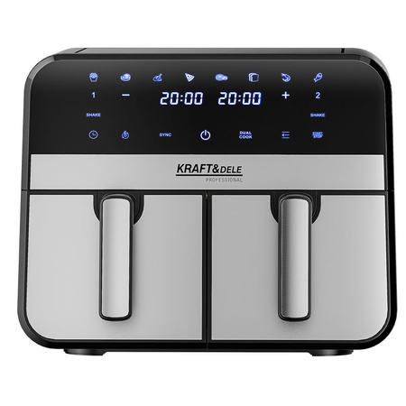 FRYTKOWNICA BEZTŁUSZCZOWA AIRFRYER 9L 2500W DWIE KOMORY +LCD KD4180