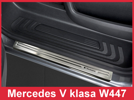 Mercedes V Klasa W447 Nakładki ochronne progowe (2 szt.)
