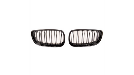 Grill sportowy podwójne żeberka Gloss Black BMW 3 E92 E93 przed liftem 2005-2010