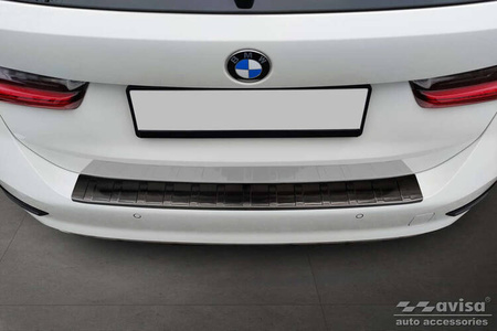 Nakładka na zderzak tylny do BMW 3 VII G21 Kombi (Czarna)