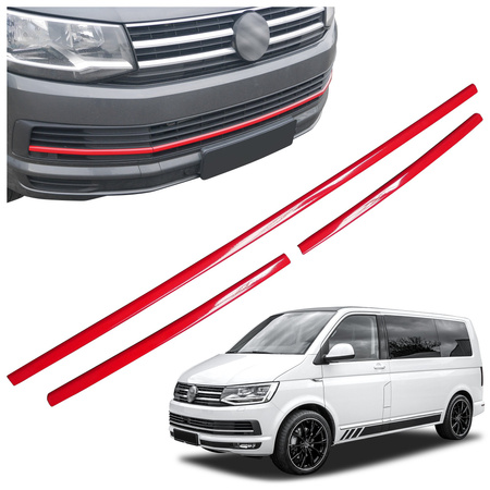 Listwy atrapy zderzaka przedniego Volkswagen Multivan 2015-2019