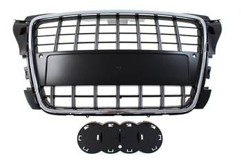 GRILL AUDI A3 8P S8-STYLE CHROME-BLACK (09-12) PDC