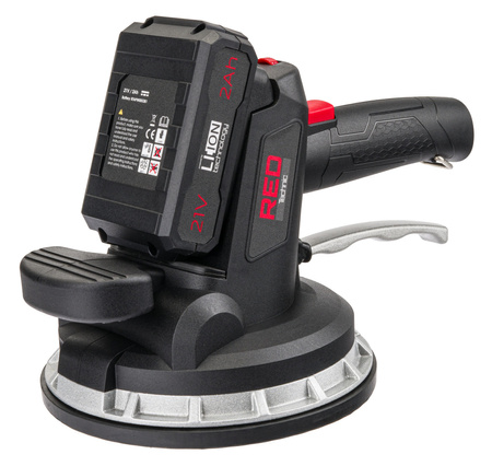 PRZYSSAWKA WIBRUJĄCA DO UKŁADANIA PŁYTEK AKU 21V Red Technic RTAPW0053