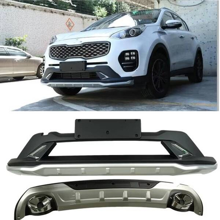 Dokładki zderzaka dyfuzor do KIA SPORTAGE 2015 - 2018 przód tył
