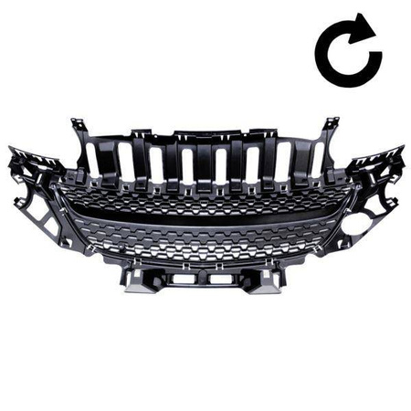 GRILL BEZ ZNACZKA OPEL ADAM 12-19 BLACK