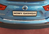 Nakładka na zderzak tylny Nissan Qashqai 2 (Stal)