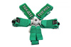 Pasy sportowe 6p 3" Green - Takata Replica harness