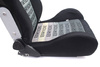 Fotel sportowy CUGA Welur Bride Black Grey