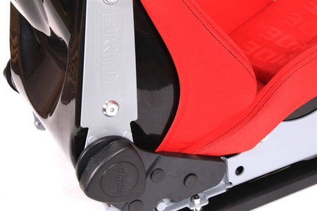 Fotel sportowy LOW MAX K608 Welur Bride Red