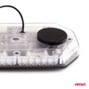 Belka ostrzegawcza LED WLB78 na magnes 293x171mm R65 R10 48LED 12-24V IP56 AMIO-02920
