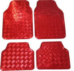 Dywaniki metalizowane CZERWONE kpl