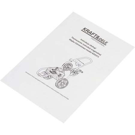 MYJKA WYSOKOCIŚNIENIOWA 3400W 280BAR KD5371