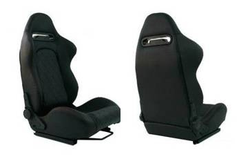 Fotel sportowy MONZA GRAND Carbon Black