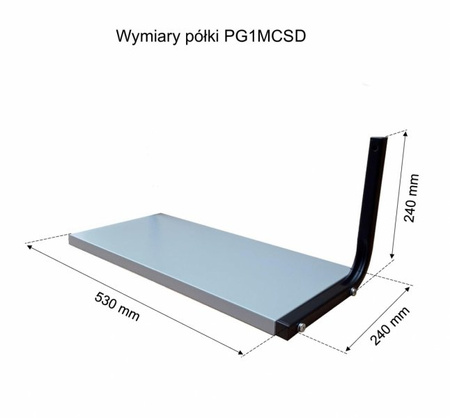 Półka garażowa dodatkowa PG1MCSD