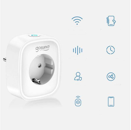 Gniazdko wifi gosund sp112 android ios tuya 2x usb