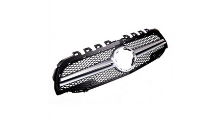 Grill sportowy Matt Silver A-Type MERCEDES A-Class V177 W177 2018-obecnie