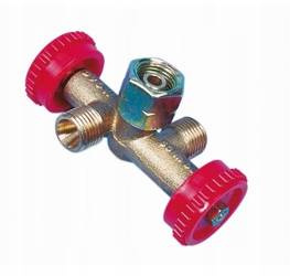 Dwójnik do gazu z zaworami Instalacji gazowej