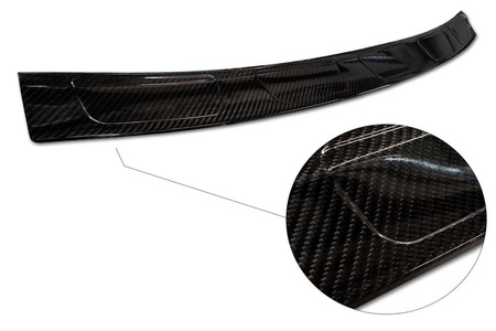 Nakładka na zderzak tylny do Ford Edge 2 (Carbon Fiber)