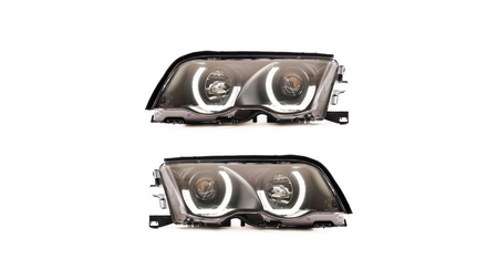 Zestaw Lamp Halogenowych Black BMW 3 E46 przed liftem 1998-2001