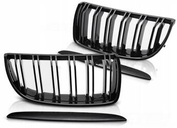Grill atrapa nerki black połysk do BMW E90 E91 -08